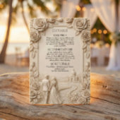 Romantic Scenic Chapel Couple Informatiekaartje