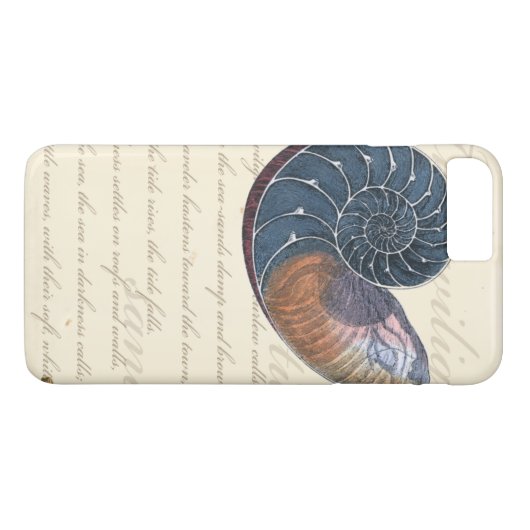 Romantic Seashell Case-Mate iPhone Case (Achterkant (Horizontaal))