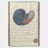 Romantic Seashell Deken (Voorkant Verticaal)