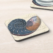 Romantic Seashell Drankjes Onderzetter (Linkerzijde)