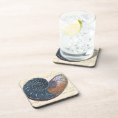 Romantic Seashell Drankjes Onderzetter (Rechterzijde)