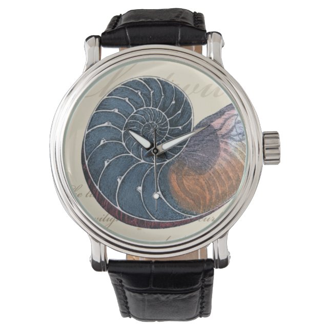 Romantic Seashell Horloge (Voorkant)