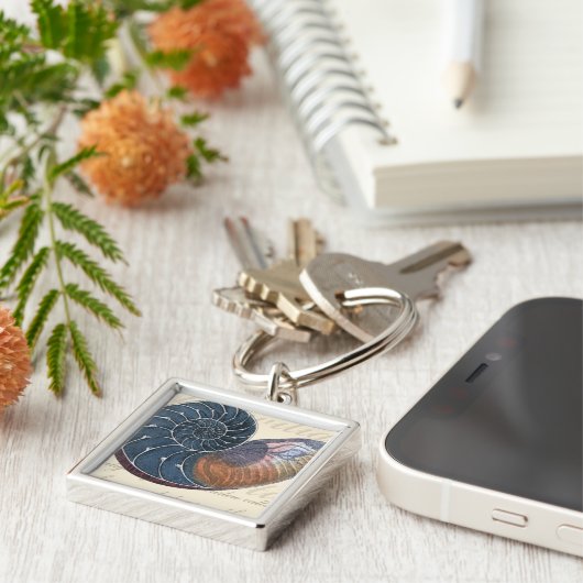 Romantic Seashell Sleutelhanger (Zijkant)