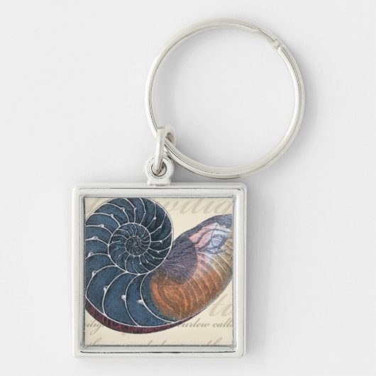 Romantic Seashell Sleutelhanger (Voorkant)