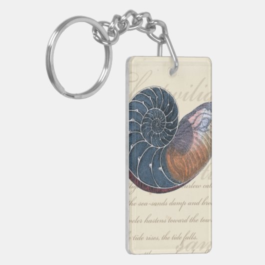 Romantic Seashell Sleutelhanger (Voorkant Links)