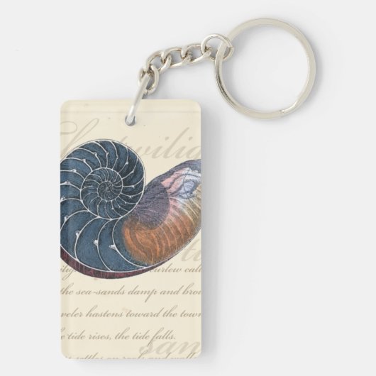 Romantic Seashell Sleutelhanger (achterkant)