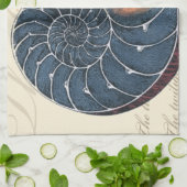 Romantic Seashell Theedoek (Gevouwen)