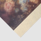 Romantic Shabby Chic Floral Cat Decoupage  Tissuepapier (Detail)