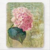 Romantic Shabby Chic Hydrangea Victoriaans stijl Muismat (Voorkant)