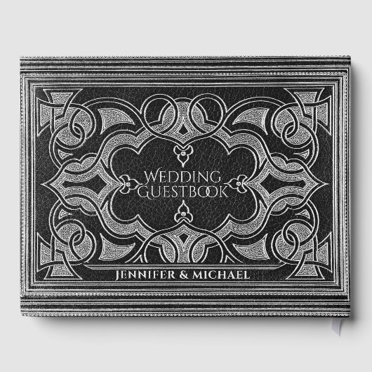 Romantic Silver Antiek Blik Boek (Achterkant)