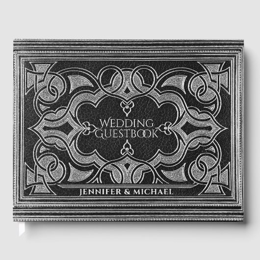 Romantic Silver Antiek Blik Boek (Voorkant)