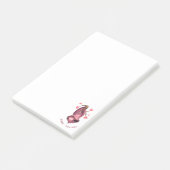 Romantic Sloth Smile Post-it® Notes (Schuin)