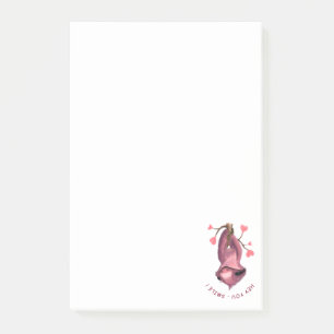 Romantic Sloth Smile Post-it® Notes