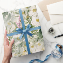 Romantic Smooth White Flowers en Green Leaves