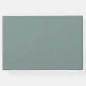 Romantic Soft Botanical Greenery Wedding Gastenboek (Achterkant)