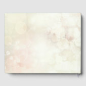 Romantic Soft Roos Wedding Gastenboek (Achterkant)