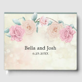 Romantic Soft Roos Wedding Gastenboek (Voorkant)