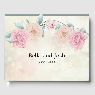 Romantic Soft Roos Wedding Gastenboek