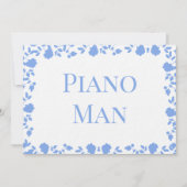 Romantic Soft  Song Names Table Cards Kaart (Voorkant)