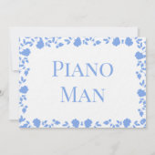 Romantic Soft  Song Names Table Cards Kaart (Achterkant)