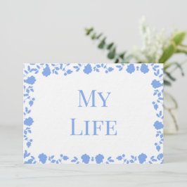 Romantic Soft Song Names Table Cards Kaart