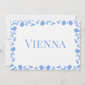 Romantic Soft  Song Names Table Cards Kaart (Achterkant)