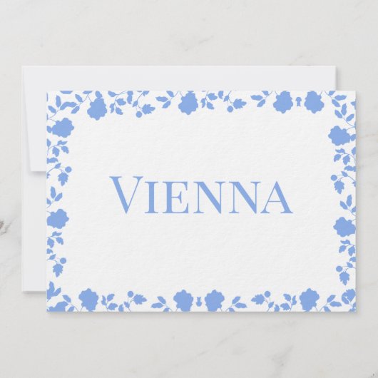 Romantic Soft  Song Names Table Cards Kaart (Achterkant)