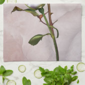 Romantic Soft White Roses Elegant Floral Glam Theedoek (Gevouwen)