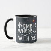 Romantic Soulmate Quote Heart Combo Mug Mok (Links)