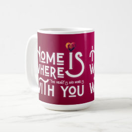 Romantic Soulmate Valentine's Day Two-Tone Mug Koffiemok