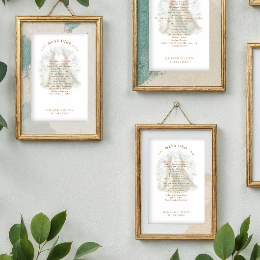 Romantic Spanish Quinceañeras Twins Dolls in Green