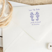 Romantic Sparen de Datum Seahorse Self-Inking Stam Zelfinktende Stempel