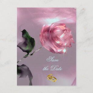 Romantic sparen het Briefkaart van de Datum