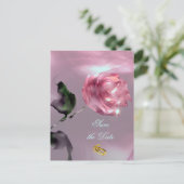 Romantic sparen het Briefkaart van de Datum (Staand voorkant)