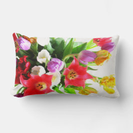 Romantic Spring Tulips Flowers Kussen