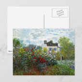 Romantic Spring Wedding  Monet Garden Briefkaart (Voorkant / Achterkant)