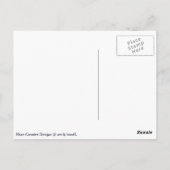 Romantic Spring Wedding  Monet Garden Briefkaart (Achterkant)