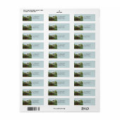 Romantic Spring Wedding  Monet Garden Etiket (Full Sheet)