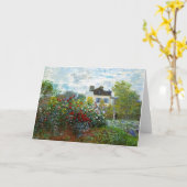 Romantic Spring Wedding  Monet Garden Kaart (Gele Bloem)