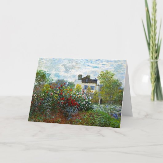 Romantic Spring Wedding  Monet Garden Kaart (Voorkant)