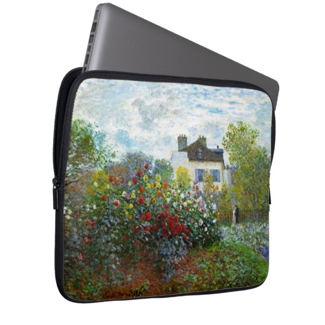 Romantic Spring Wedding  Monet Garden Laptop Sleeve (Voorkant Rechts)