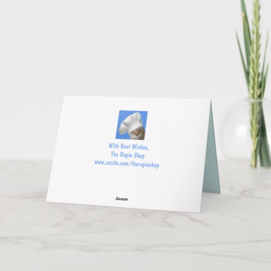 Romantic Starfish Jubileum Kaart (Achterkant)