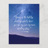 Romantic Stars Cummings Quote Briefkaart (Voorkant)