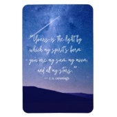 Romantic Stars Cummings Quote Magneet (Verticaal)