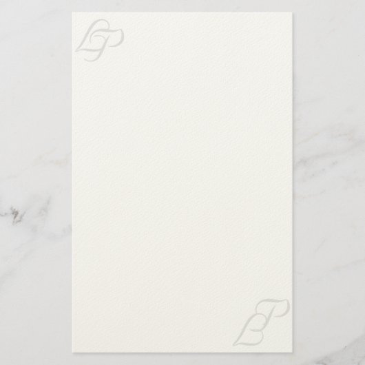 Romantic Stationery for L and P revision Briefpapier (Voorkant)