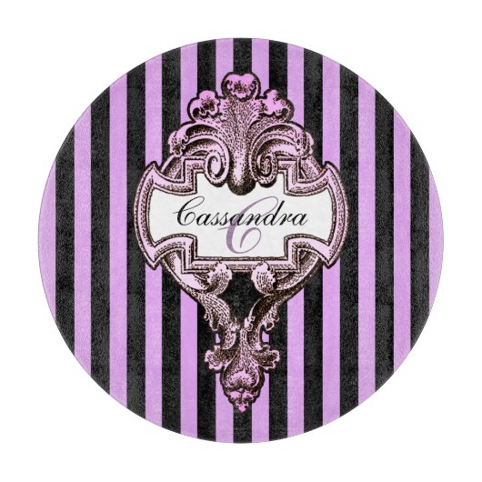 Romantic Steampunk Gothic Gepersonaliseerd Snijplank (Voorkant)