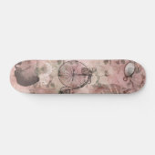 Romantic Steampunk | Shabby Chic  Ephemera Persoonlijk Skateboard (Horizontaal)