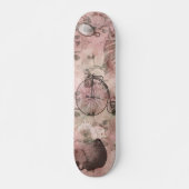 Romantic Steampunk | Shabby Chic  Ephemera Persoonlijk Skateboard (Voorkant)