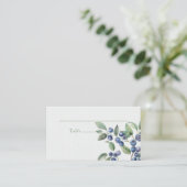 Romantic summer berries Wedding Place Card Plaatskaartje (Staand voorkant)