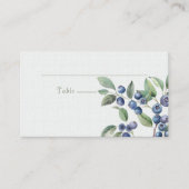 Romantic summer berries Wedding Place Card Plaatskaartje (Voorkant)